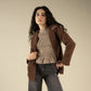 The Eleanor Relaxed Western Blazer in Oakroom by Sendero Provisions