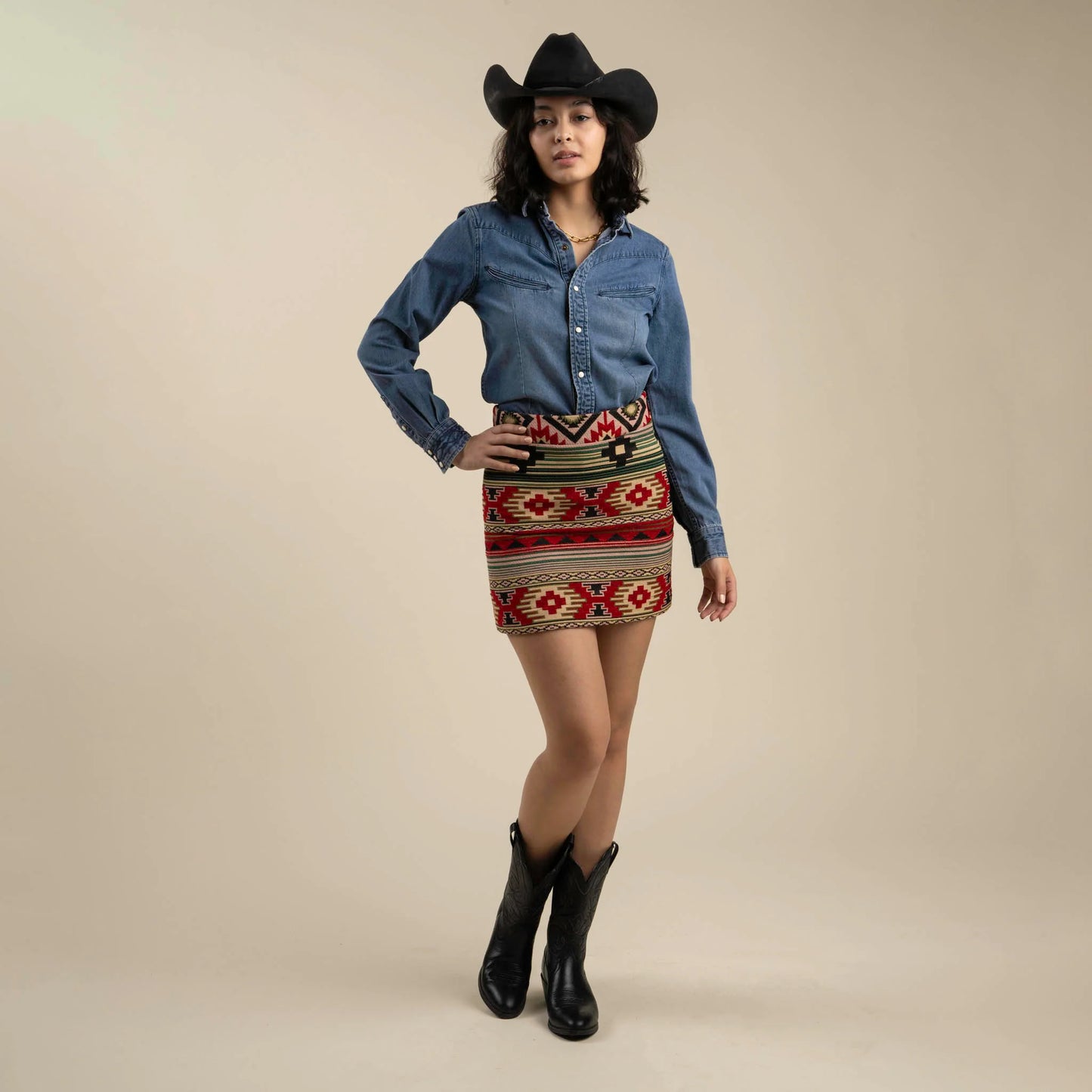 The Raquel Skirt - Marana Print by Sendero