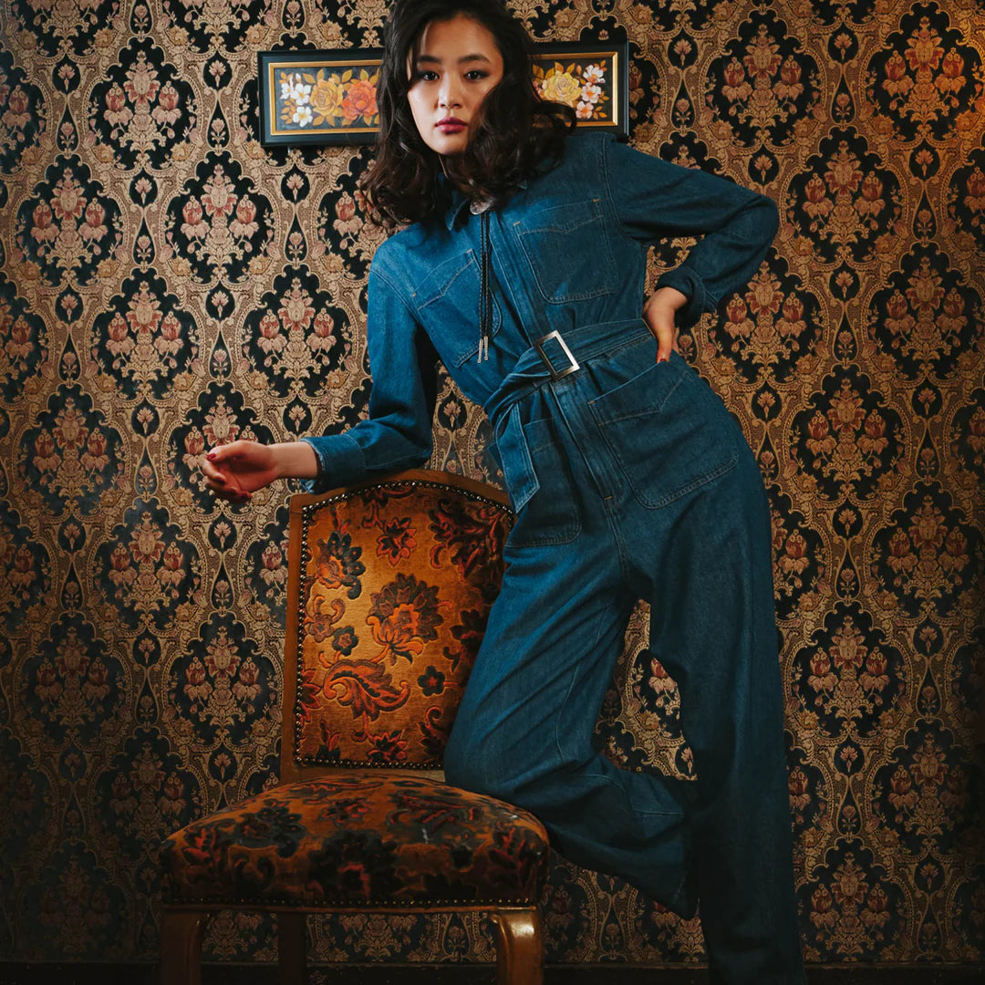 Margot Denim Jumpsuit by Sendero Provisions