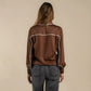 Sendero Dakota Embroidered Long Sleeve Mocha Western Shirt Bourbon Cowgirl