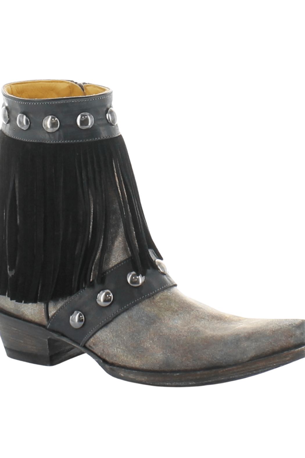Milan Fringes Black- Old Gringo Cowboy Boots at Bourbon Cowgirl