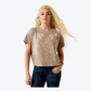 Ariat Paisley Boxy Crop T-Shirt at Bourbon Cowgirl