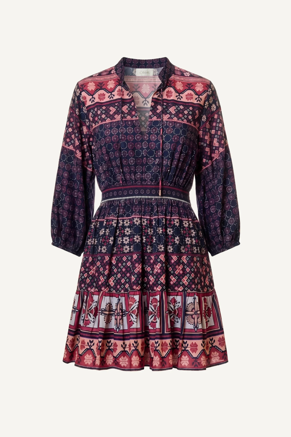 Priyanka Mini Dress in Zocalo Rose Print by Cleobella