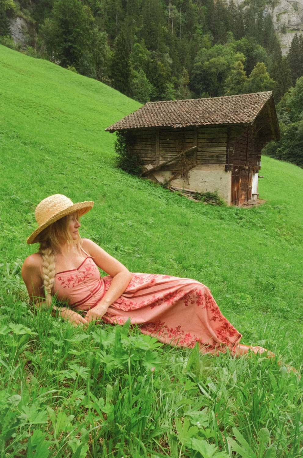 Jamie Midi Dress in Oree Print by Cleobella