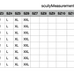 FO-PSL-006 Size Chart Screenshot, April 9, 2025