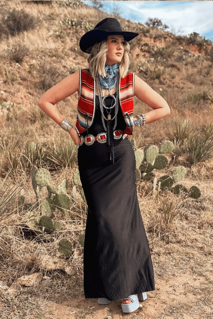 Sandra Serape  Vest by Silverado