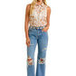 Cowgirl in style BWN0S06281--12 with hat and ripped jeans