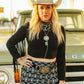 Cowgirl T0486-BLK__13 in black top and turquoise jewelry