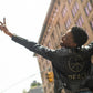 Traysie RF Leather Jacket, Black