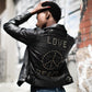 Traysie RF Leather Jacket, Black
