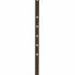 Annie Leather Belt with Cowgirl Buckle & Star Conchos in Brown - Bourbon Cowgirl Exclusive