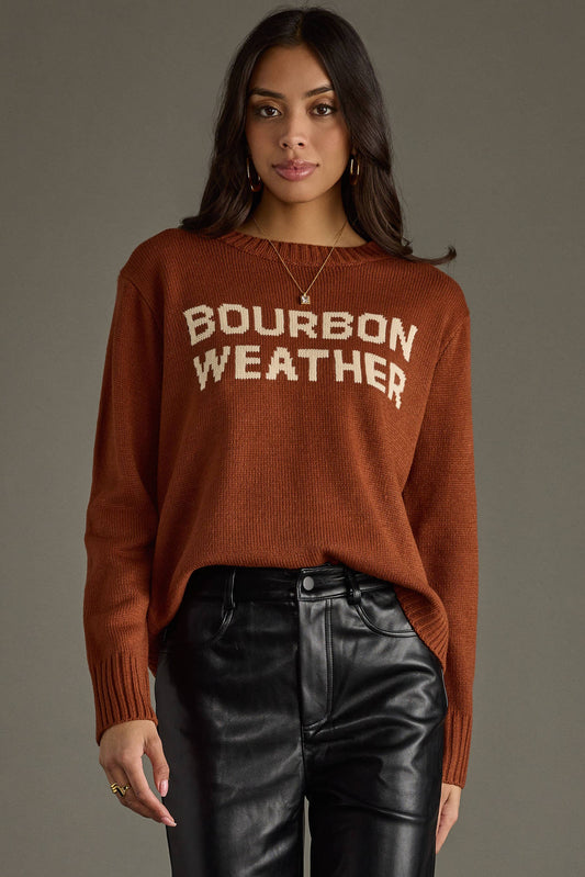 Rust & Ivory Bourbon Weather Sweater