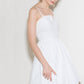 Woman in white sundress.