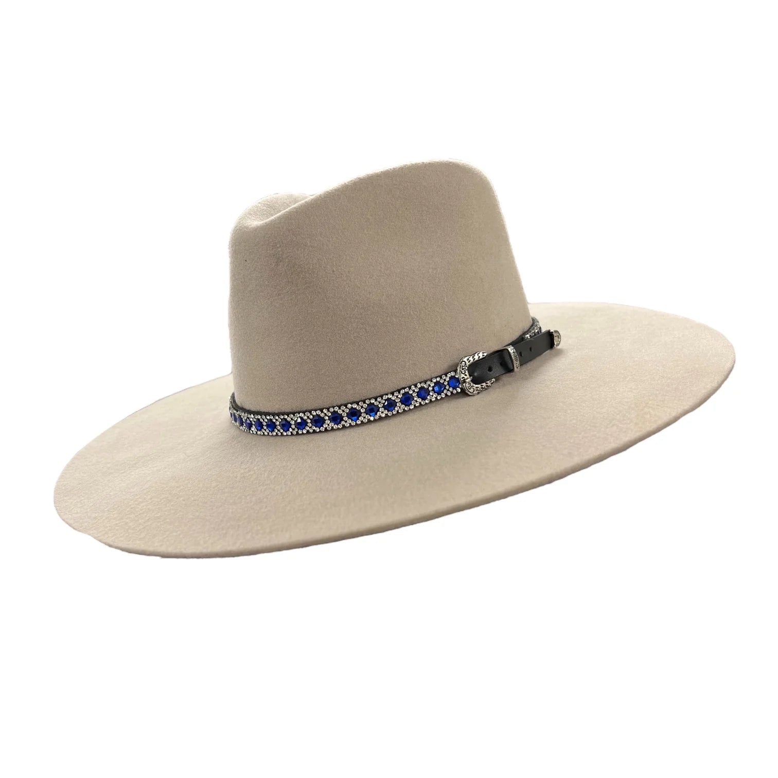 Silver Belly Drifter hat with bling band