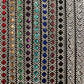 Bling bands with colorful gemstones in various colors