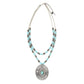 Turquoise beaded necklace, ccnec52