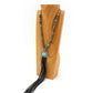 Turquoise & leather tassel necklace
