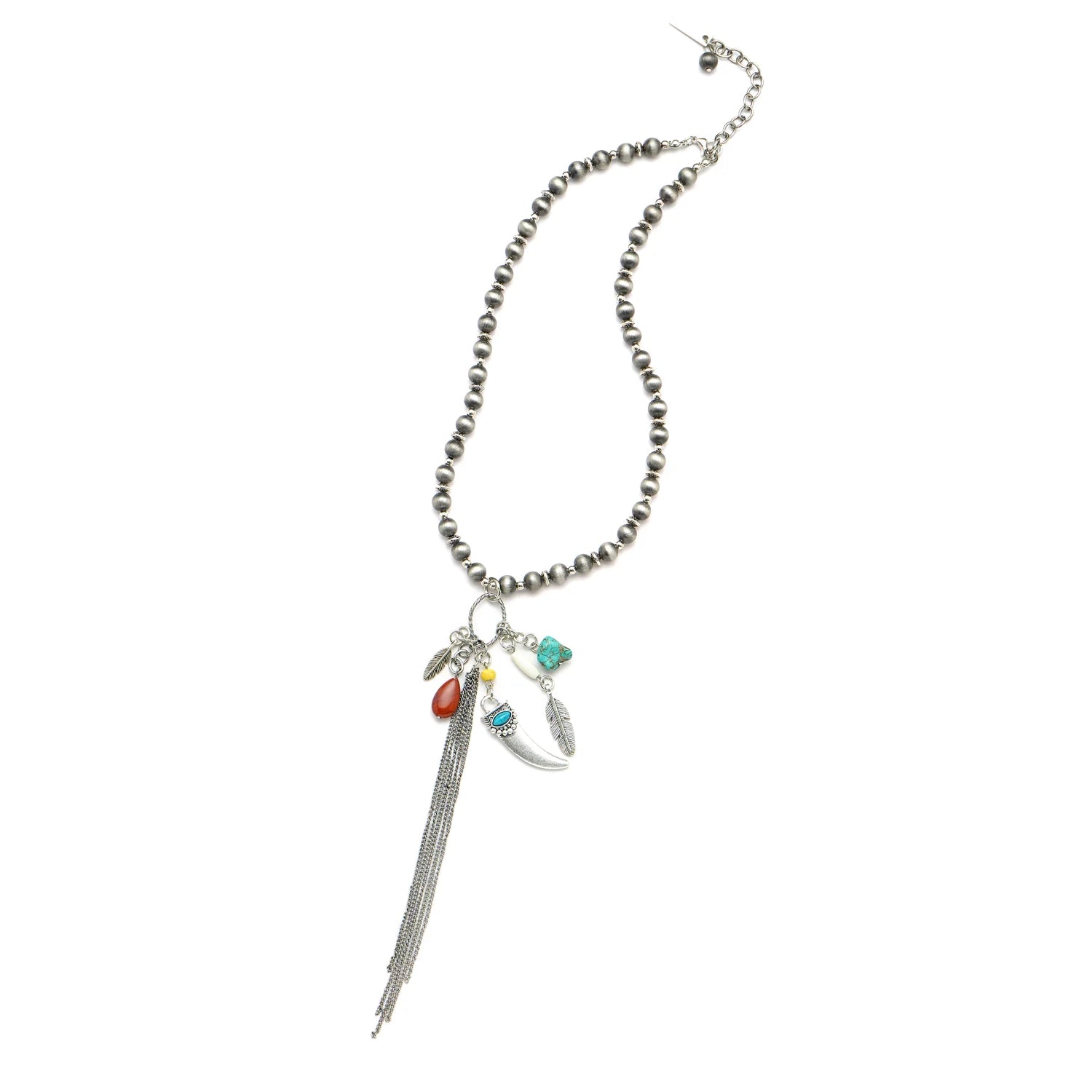 ccnec86 necklace with charms