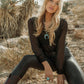 Woman in black outfit, ccrng60-ccnec12 lifestyle image