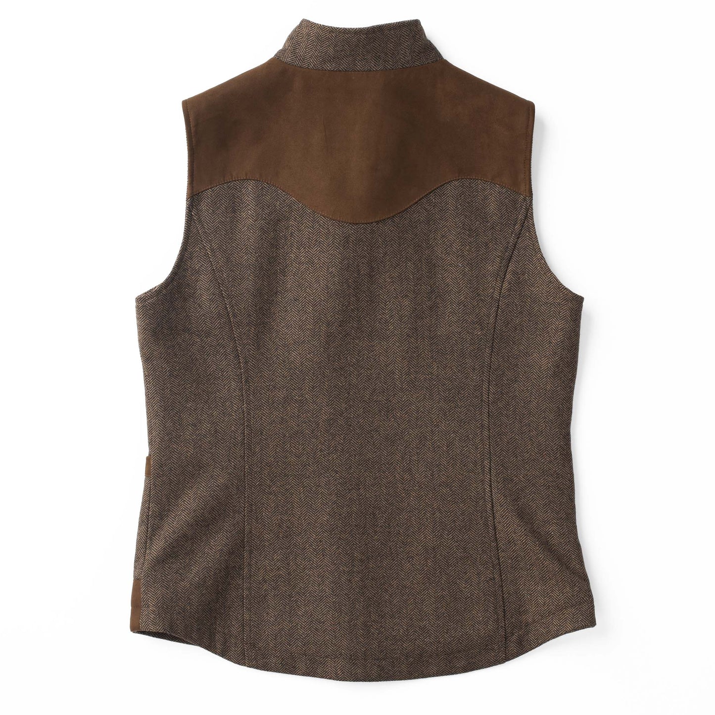 Channel Wool Vest by Madison Creek Outfitters in Tan Herringbone