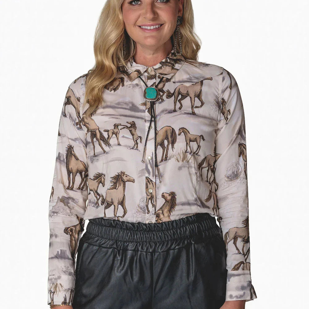 Top - Cheyenne Western Shirt by Lovlei Ranch