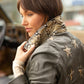 Christy RF Star Detail Leather Jacket