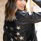 Christy RF Star Detail Leather Jacket