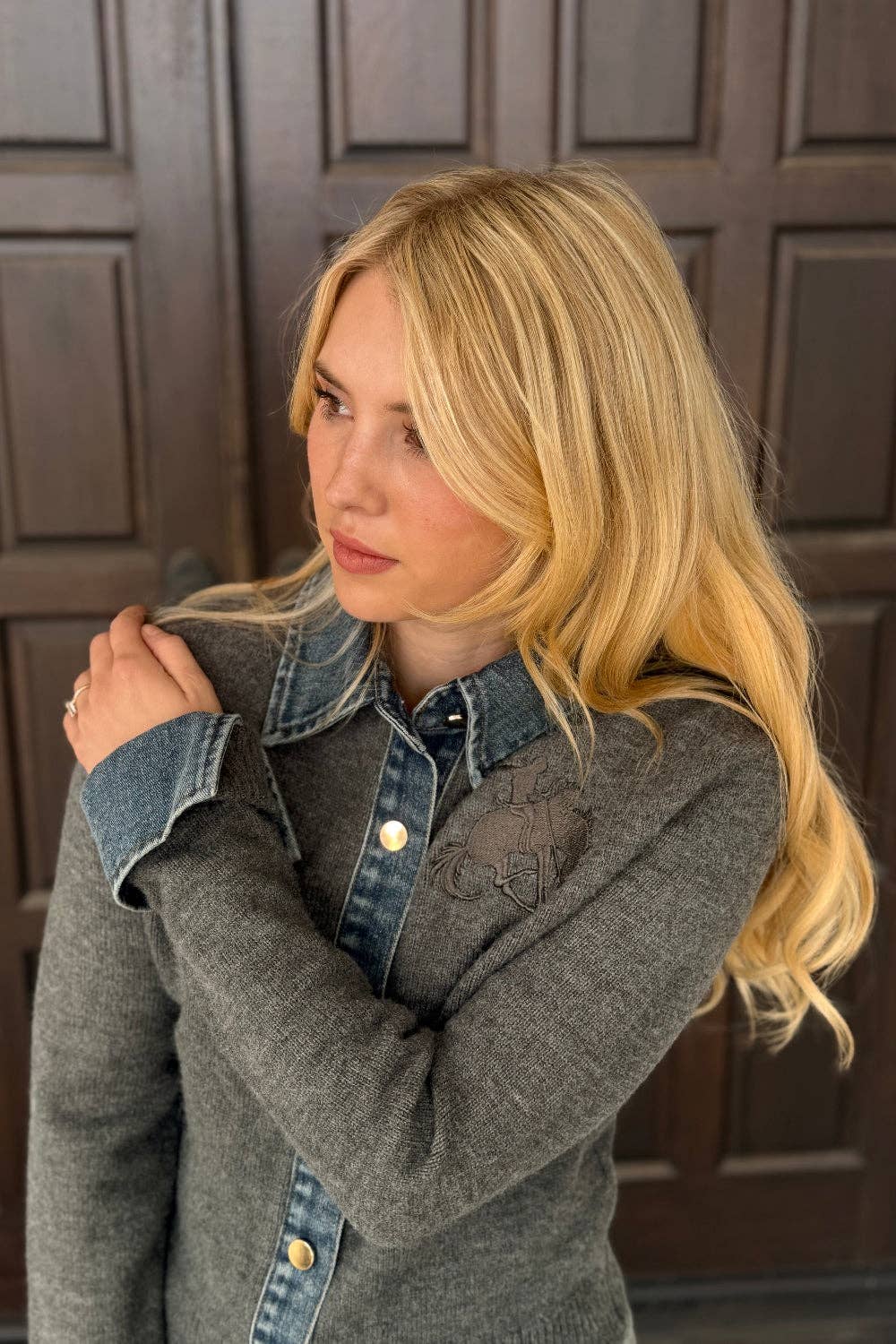 Mustang Molly Snap Cardigan by Rodeo Quincy