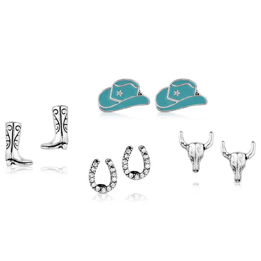 Cowboy themed earrings - e-bynder-AER6241