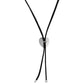 Heart-shaped bolo tie necklace - ANC6076