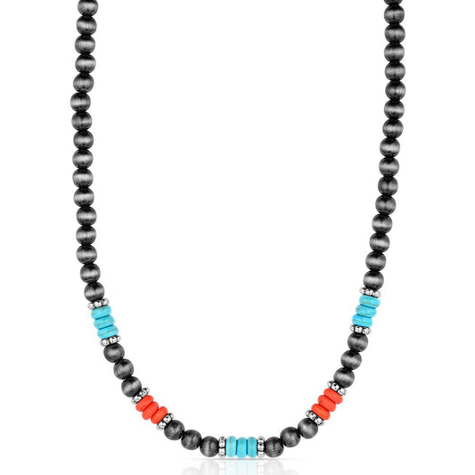 ANC6246 beaded necklace