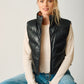 Ellen OS Leather Vest - Reversible