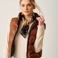 Ellen OS Leather Vest - Reversible