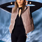 Ellice OS Leather Vest