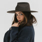 Emery Rancher Fedora Dark Brown Hat by Gigi Pip | Bourbon Cowgirl