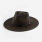 Emery Rancher Fedora Dark Brown Hat by Gigi Pip | Bourbon Cowgirl