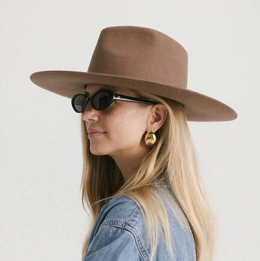 Wesley Wide Brim Fedora Hat by Gigi Pip | Bourbon Cowgirl