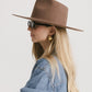 Wesley Wide Brim Fedora Hat by Gigi Pip | Bourbon Cowgirl