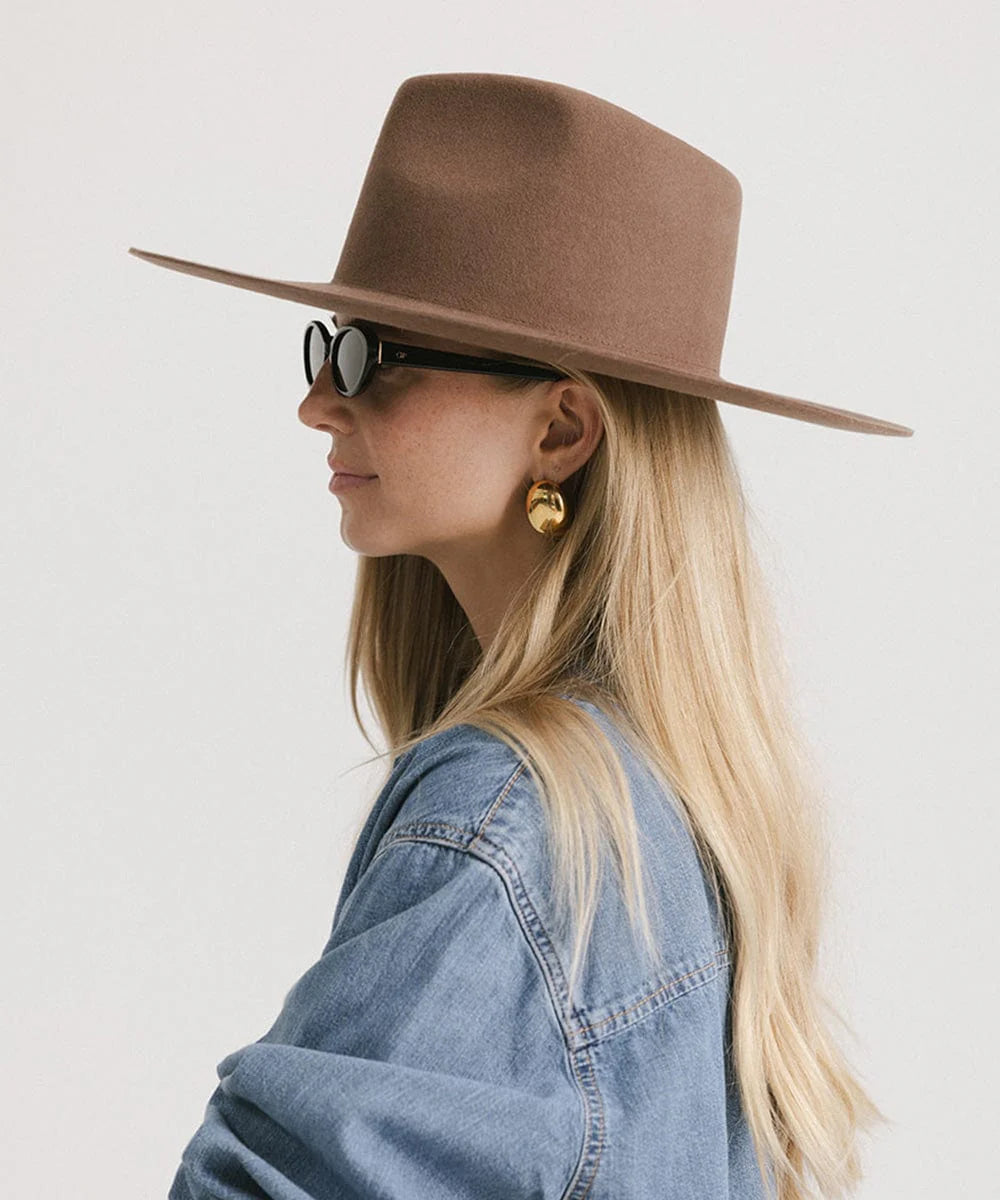 Wesley Wide Brim Fedora Hat by Gigi Pip | Bourbon Cowgirl