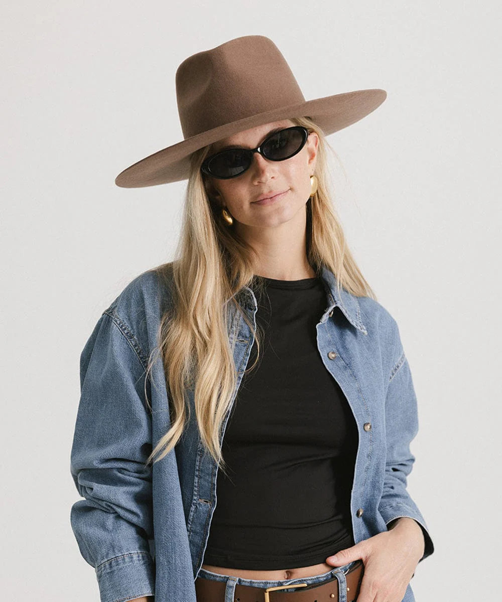 Wesley Wide Brim Fedora Hat by Gigi Pip | Bourbon Cowgirl