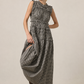 Smocked Gingham Maxi Dress