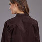 Stetson Women's Chocolate Brown Corduroy Shirt