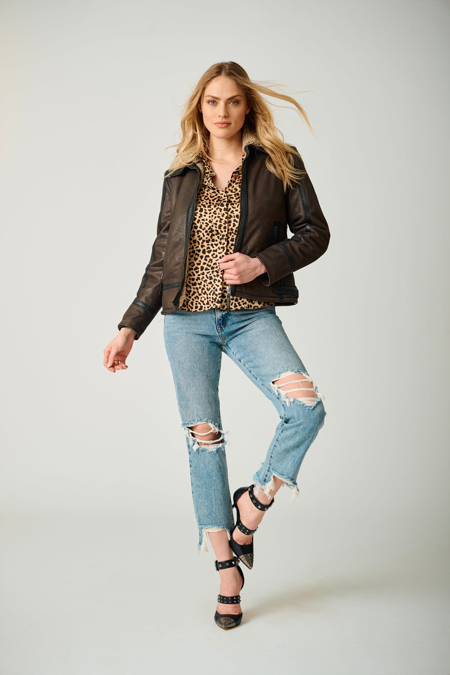 Juneau CF Leather Jacket