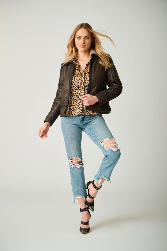 Juneau CF Leather Jacket