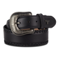 Lane 1.5 Woven Laced Belt with Single Buckle - Jet Black