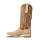 Classic Square Boot - Latte Suede and Burnt Caramel