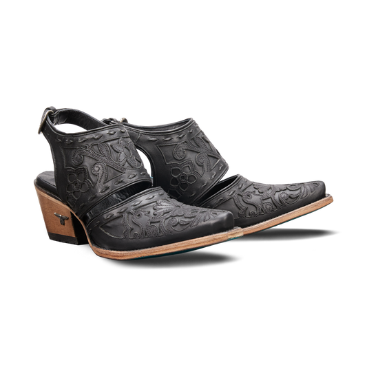 Robin Slingback Mule - Jet Black