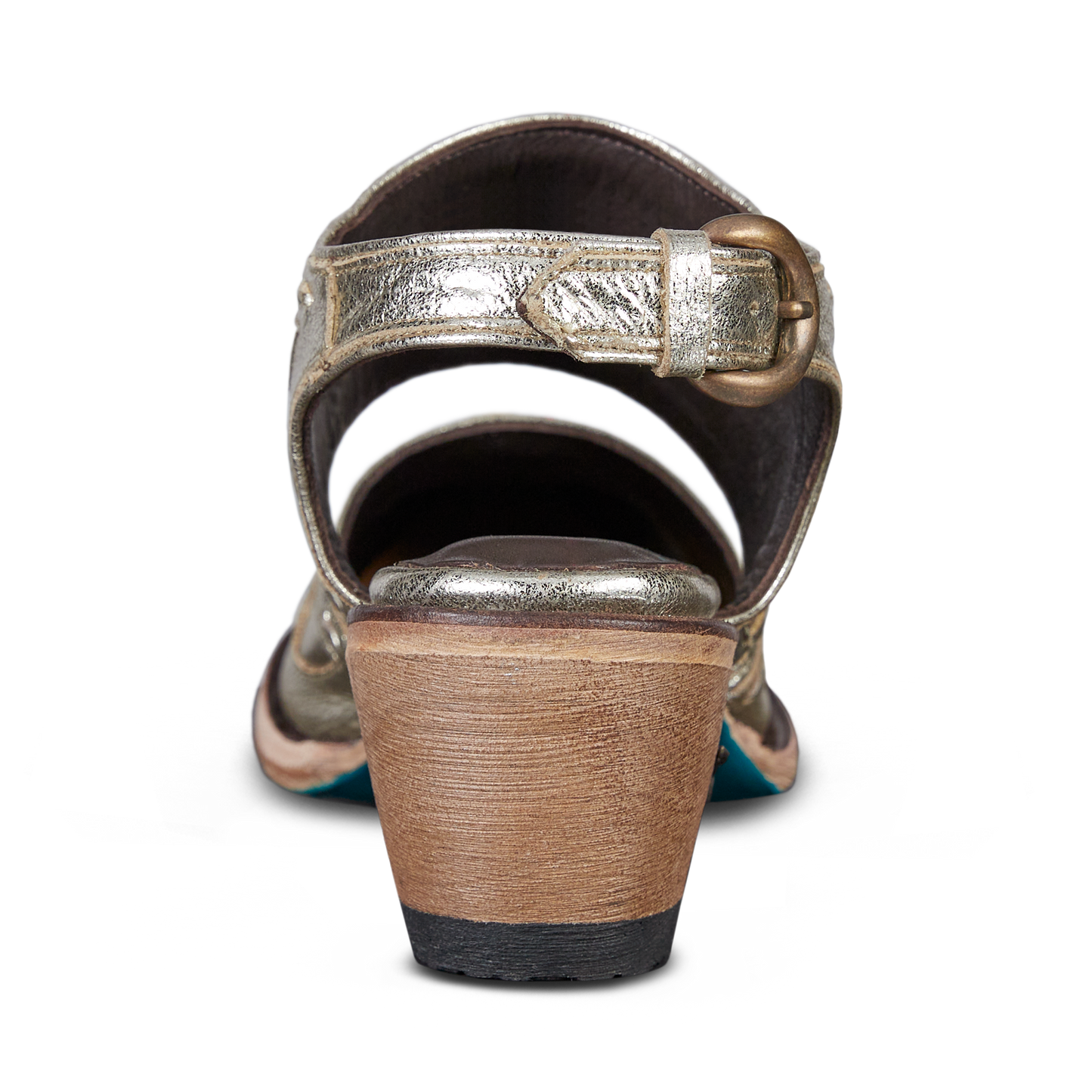 Robin Slingback Mule - Champagne Metallic