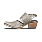 Robin Slingback Mule - Champagne Metallic