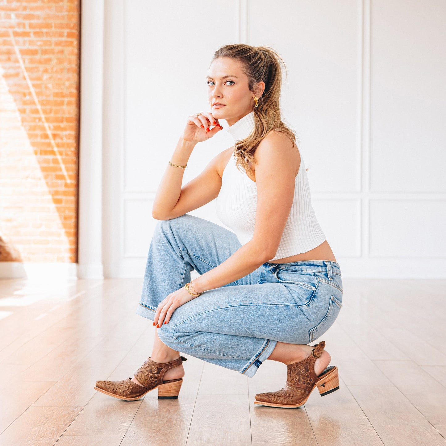 Robin Slingback Mule - Desert Clay